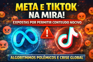ALGORITMOS, POLÊMICAS E ENGAJAMENTO: AS ACUSAÇÕES QUE COLOCAM META E TIKTOK NO CENTRO DE UMA CRISE DIGITAL GLOBAL