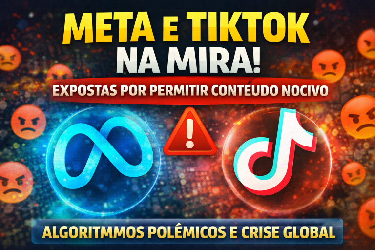 ALGORITMOS, POLÊMICAS E ENGAJAMENTO: AS ACUSAÇÕES QUE COLOCAM META E TIKTOK NO CENTRO DE UMA CRISE DIGITAL GLOBAL