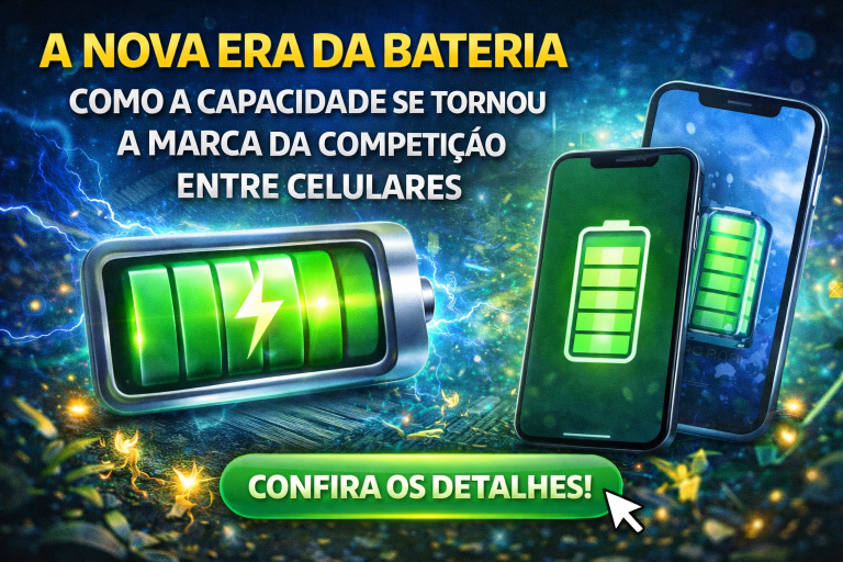 A Nova Era da Bateria: Como a Capacidade se Tornou a Marca da Competição entre Celulares