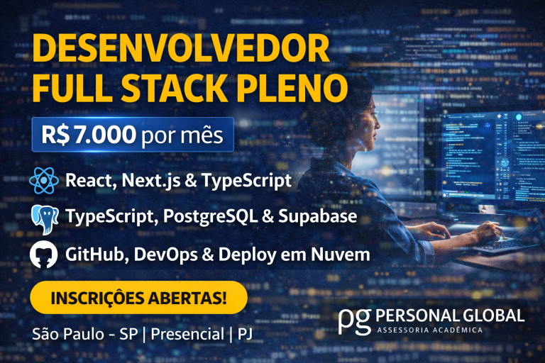 Carreira de Desenvolvedor Full Stack Pleno: Como Trabalhar com React, Next.js, TypeScript e Supabase em Sistemas Corporativos