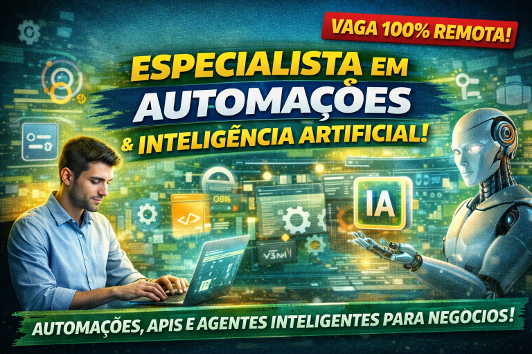 Especialista em Automações e Inteligência Artificial: Como Construir Carreira Criando Sistemas Automatizados, Integrações com APIs e Agentes de IA no Mercado Digital