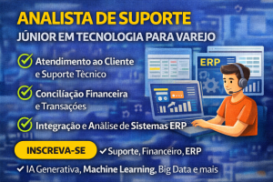 Analista de Suporte Júnior em Tecnologia para Varejo: Como Construir Carreira em Atendimento Técnico, Conciliação Financeira e Integração de Sistemas ERP