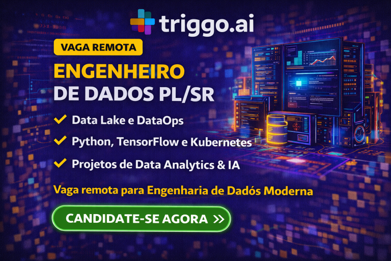 Engenheiro de Dados PL/SR na Triggo.ai: Vaga Remota para Trabalhar com Data Lake, DataOps, Python e Arquitetura Moderna de Dados