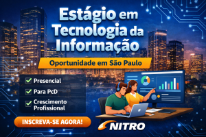 Estágio em Tecnologia da Informação na Nitro: Oportunidade para Iniciar uma Carreira Promissora em TI em São Paulo