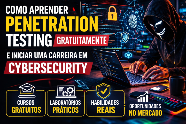 COMO APRENDER PENETRATION TESTING GRATUITAMENTE E INICIAR UMA CARREIRA EM CYBERSECURITY