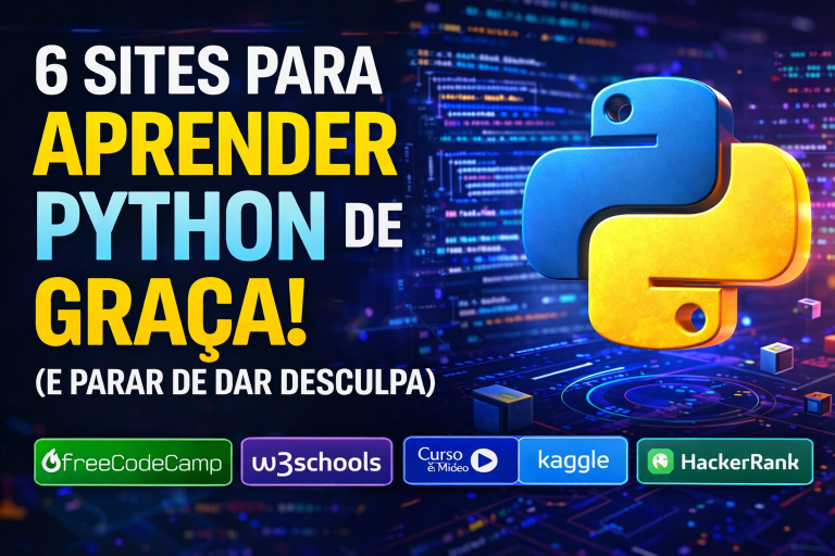OS MELHORES SITES GRATUITOS PARA APRENDER PYTHON DO ZERO E COMEÇAR SUA CARREIRA EM PROGRAMAÇÃO