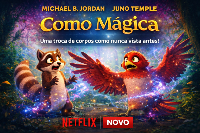 Como Mágica: A Nova Animação da Netflix com Michael B. Jordan Reinventa a Troca de Corpos no Mundo Animal