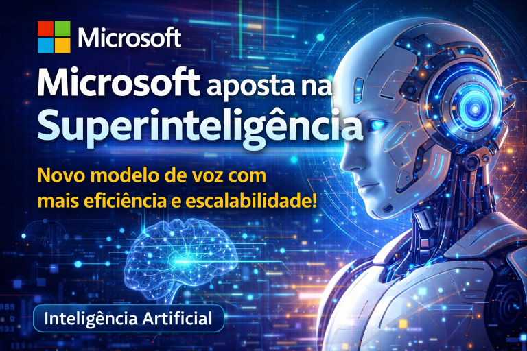 Microsoft Aposta na Superinteligência: Novo Modelo de Voz Promete Revolucionar a IA com Eficiência e Escalabilidade