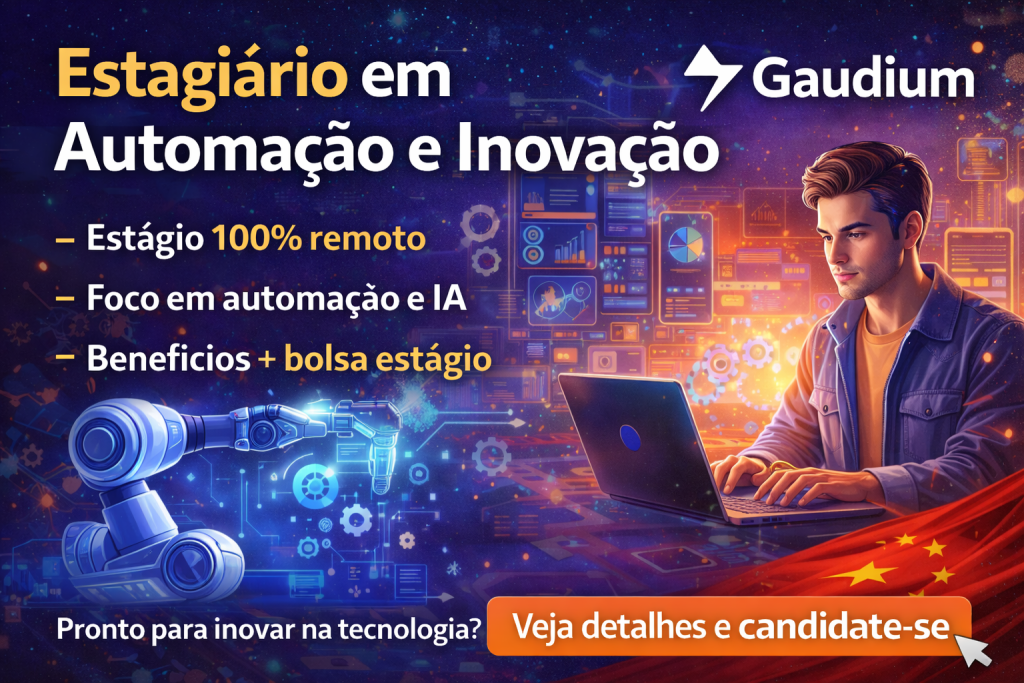 Estágio em Automação e Inovação na Gaudium: Como Entrar no Mundo da Tecnologia Criando Soluções Digitais com IA, No-Code e Eficiência Operacional