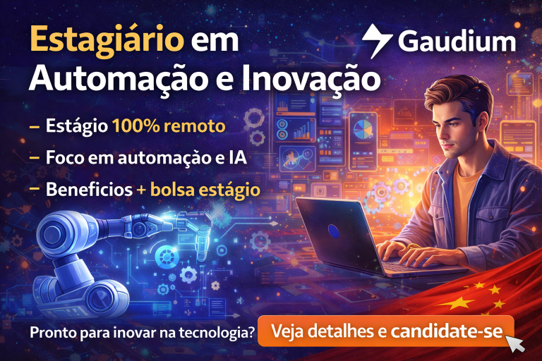 Estágio em Automação e Inovação na Gaudium: Como Entrar no Mundo da Tecnologia Criando Soluções Digitais com IA, No-Code e Eficiência Operacional