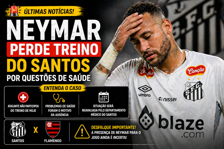 Neymar é Preservado Após Virose e Santos Planeja Retorno Estratégico do Craque para a Copa Sul-Americana