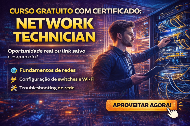 Curso Gratuito de Network Technician com Certificado: Vale a Pena ou é Só Mais um Link Esquecido? Descubra Como Transformar Aprendizado em Carreira em TI