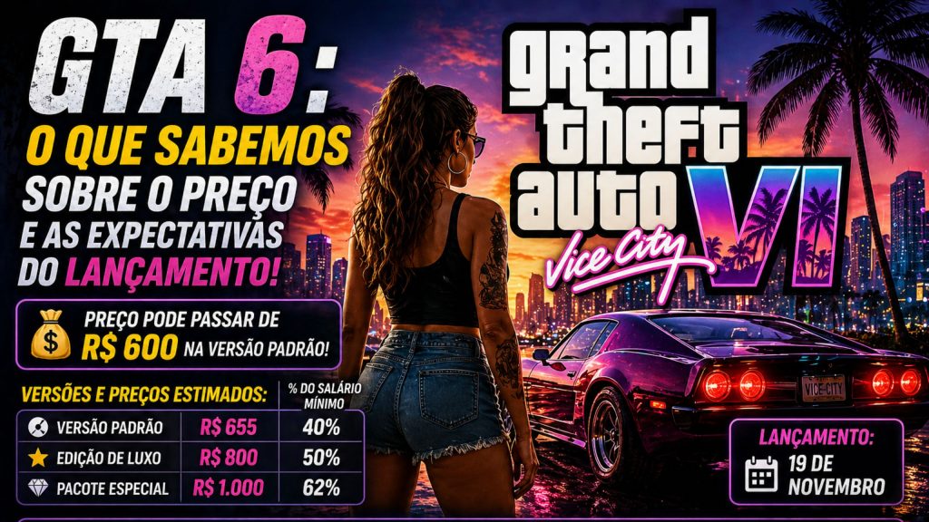 O ENIGMA DO PREÇO DE GTA 6: ESTRATÉGIAS DA TAKE-TWO E O IMPACTO ECONÔMICO NO MERCADO DE JOGOS AAA EM 2026