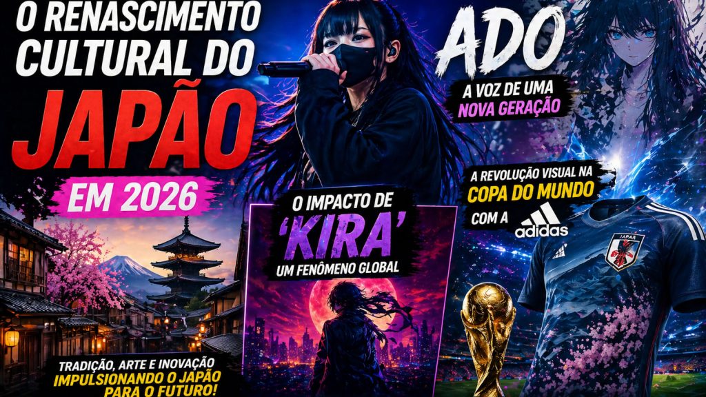 O RENASCIMENTO CULTURAL DO JAPÃO EM 2026: ADO, O IMPACTO DE ‘KIRA’ E A REVOLUÇÃO VISUAL NA COPA DO MUNDO COM A ADIDAS