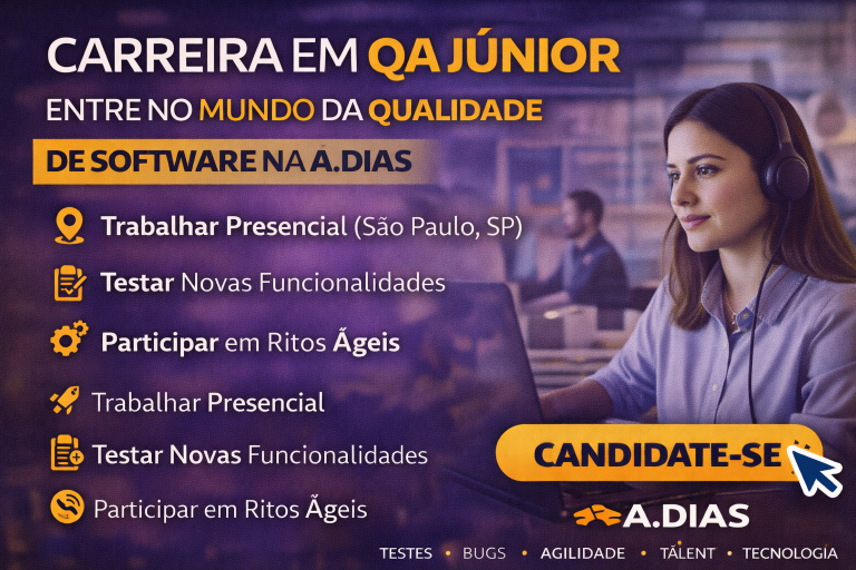 COMO SE TORNAR UM ANALISTA DE QA JÚNIOR E CONSTRUIR UMA CARREIRA EM QUALIDADE DE SOFTWARE EM UMA EMPRESA DE TECNOLOGIA E ENERGIA EM EXPANSÃO
