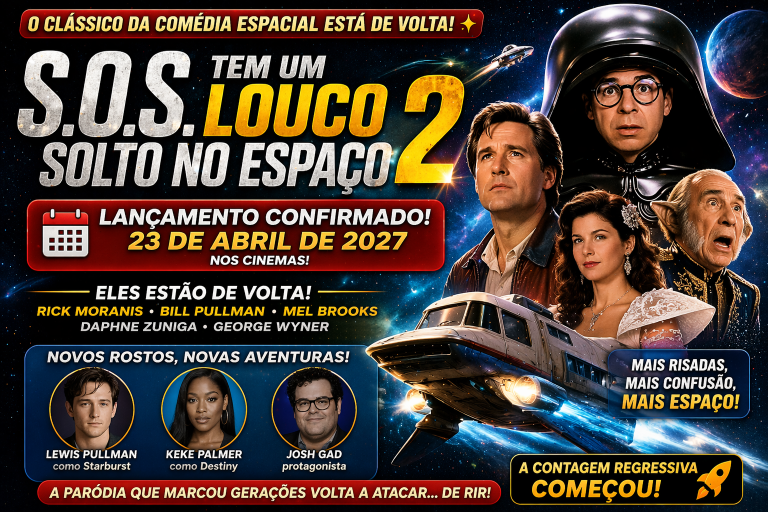 S.O.S. Tem um Louco Solto no Espaço 2: O Retorno de um Clássico da Comédia Sci-Fi com Nostalgia, Humor e Grandes Expectativas para 2027
