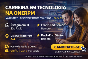 Carreira em Tecnologia na ONErpm: Do Estágio em TI ao Nível Sênior em Desenvolvimento em uma das Maiores Empresas Globais de Música Digital