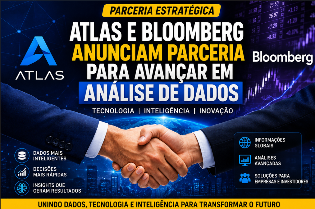 Atlas e Bloomberg anunciam parceria estratégica para avançar em análise de dados