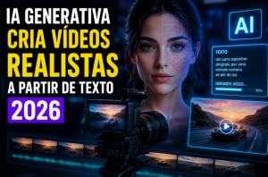 IA Generativa Cria Vídeos Realistas a Partir de Texto em 2026