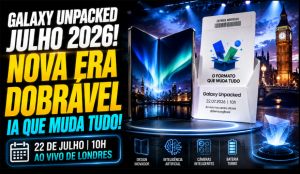 Samsung confirma Galaxy Unpacked de julho de 2026 e promete nova geração de dispositivos com IA