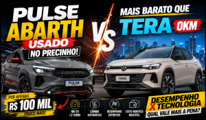 Fiat Pulse Abarth usado pode custar menos que SUV compacto 0 km e chama atenção pelo desempenho