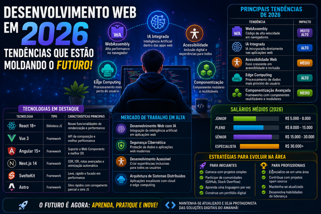 Guia Completo: Tendências em Desenvolvimento Web para 2026