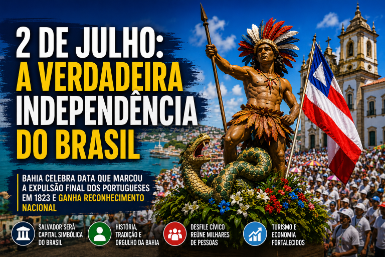 Bahia celebra o 2 de Julho: data que consolidou a Independência do Brasil ganha reconhecimento nacional