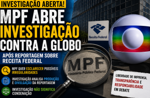 MPF abre investigação contra a Globo após reportagem e caso gera repercussão nacional