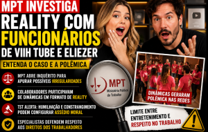 MPT abre investigação sobre ‘reality’ com funcionários de Viih Tube e Eliezer após repercussão nas redes sociais