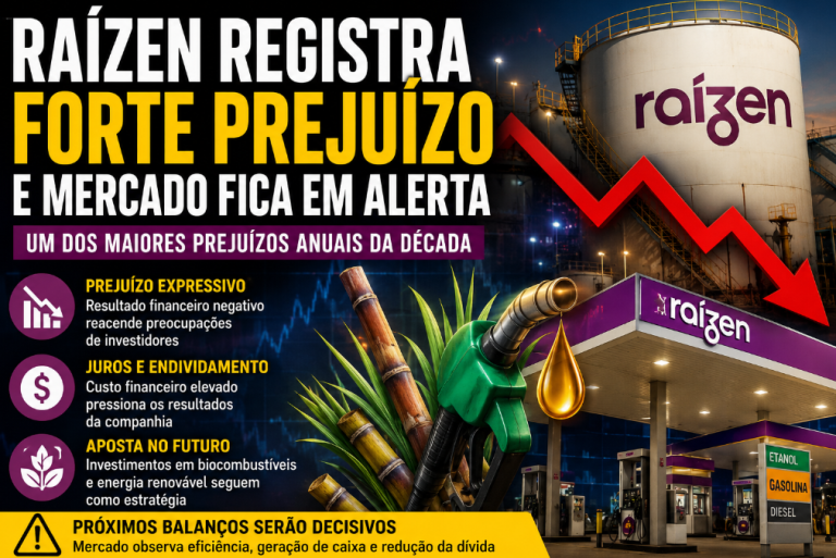 Raízen registra um dos maiores prejuízos da década e enfrenta momento decisivo para recuperar resultados