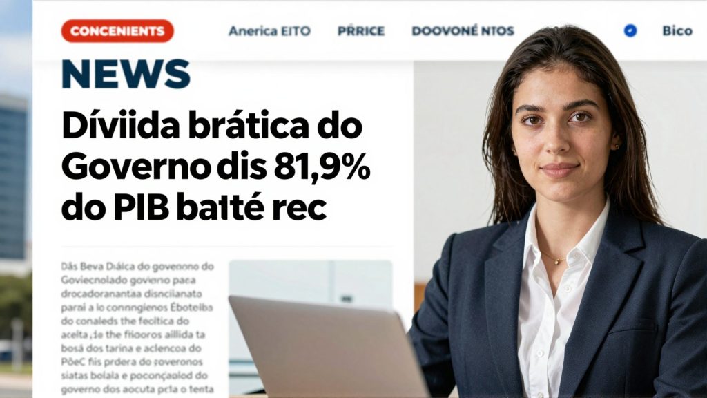 Dívida bruta do governo dispara para 81,9% do PIB e bate recorde desde 2021
