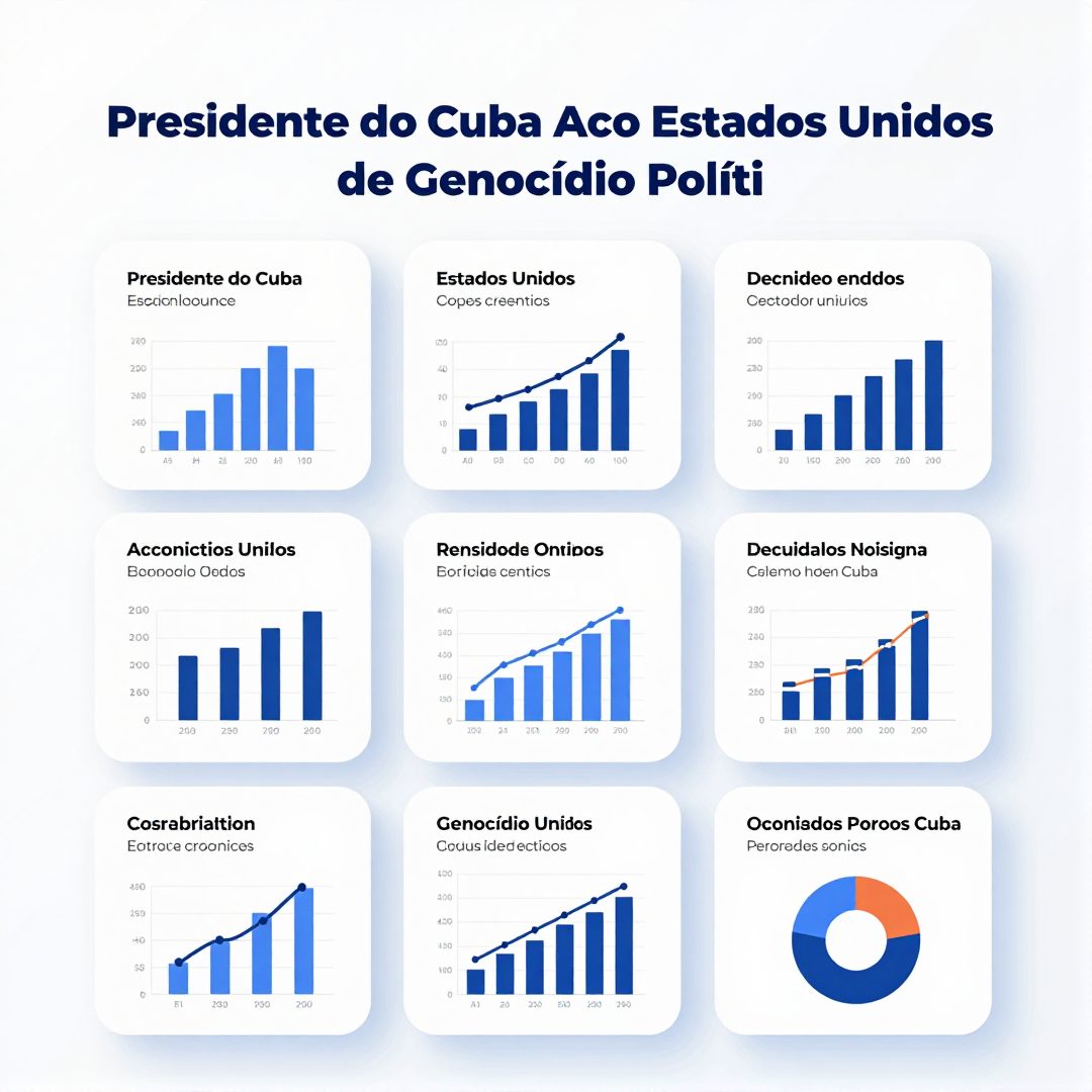 Infográfico - Presidente do Cuba Acusa Estados Unidos de 'Genocídio Político' e Tensiona Relações Diplomáticas