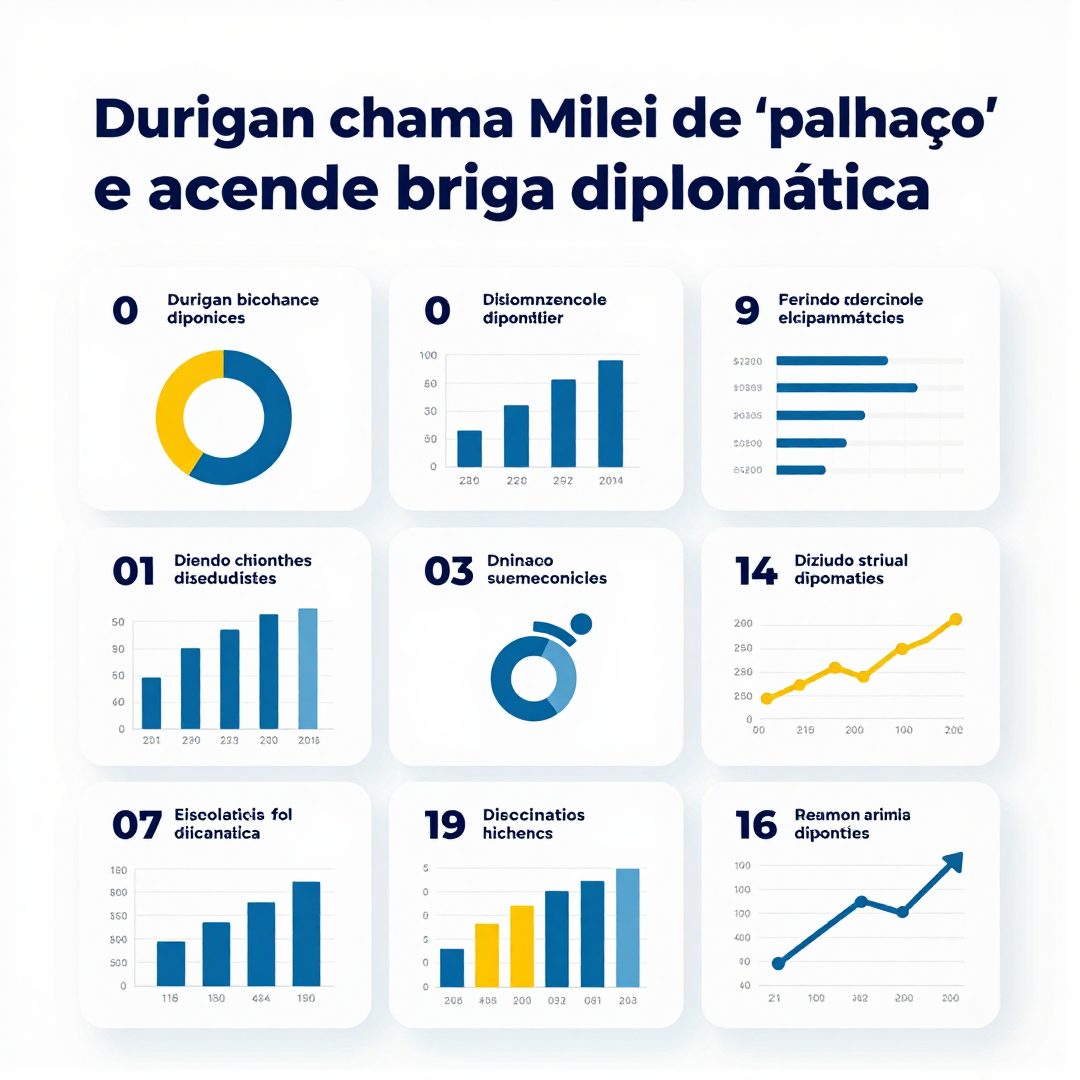 Infográfico - Durigan chama Milei de 'palhaço' e acende briga diplomática entre Brasil e Argentina