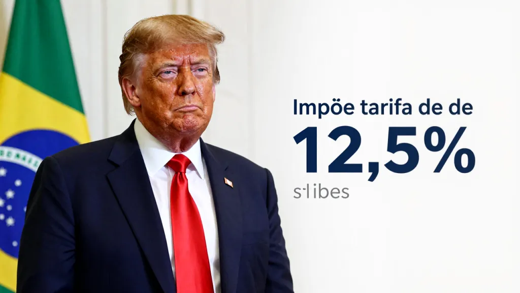 Trump impõe tarifa de 12,5% sobre o Brasil e governo federal prepara defesa na OMC