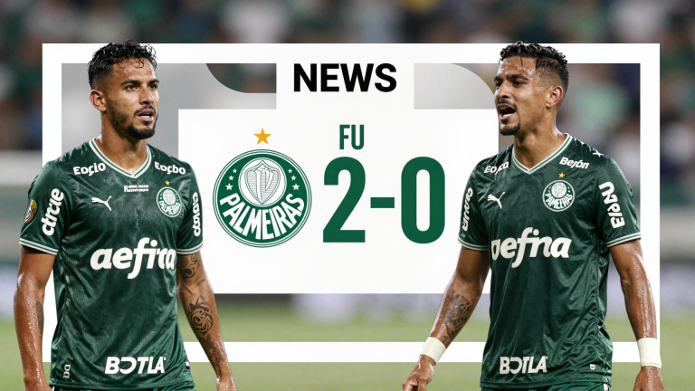 Palmeiras vence o Coritiba por 2 a 0 com dueto de Maurício e se mantém líder do Brasileirão