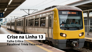 Crise na Linha 13: Falha Crítica Paralisa Trivia Trens e Leva Passageiros a Passar Mais de 4 Horas no Caminho para o Trabalho