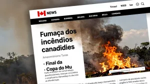 Fumaça dos incêndios canadenses ameaça a final da Copa do Mundo em Paris
