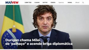Durigan chama Milei de ‘palhaço’ e acende briga diplomática entre Brasil e Argentina