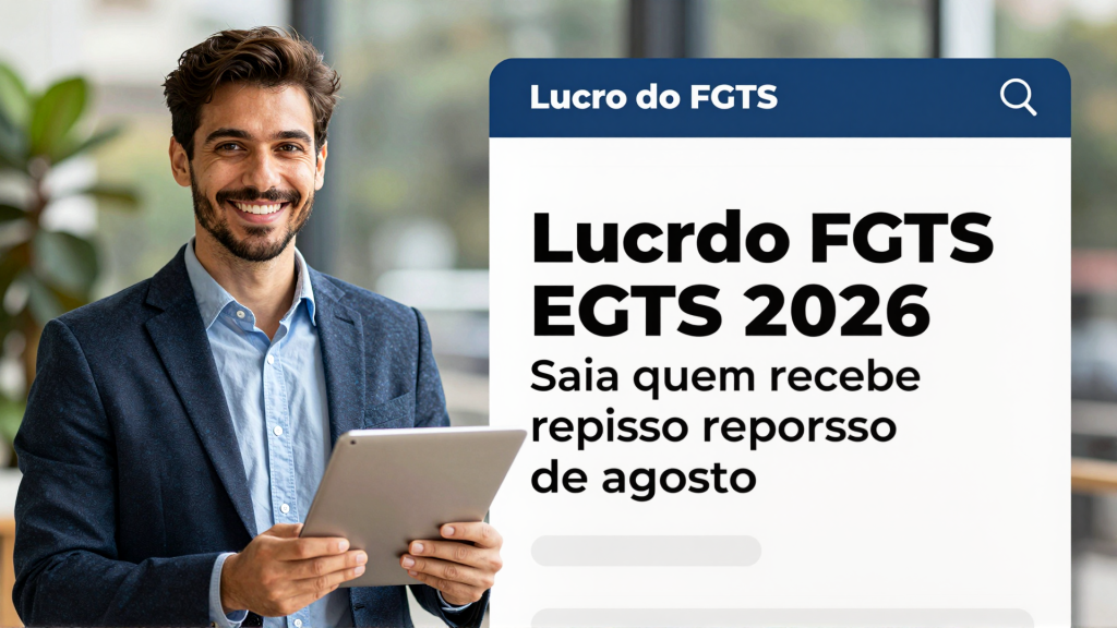Lucro do FGTS em 2026: saiba quem recebe o repasse de agosto e como funciona o cálculo