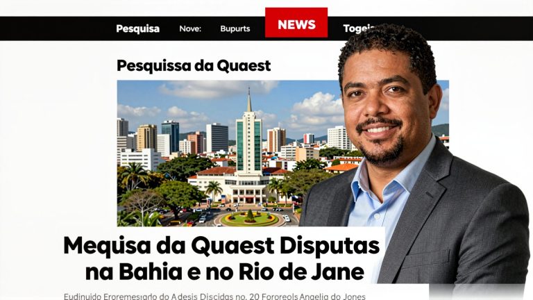 Pesquisa da Quaest Mapeia Disputas na Bahia e no Rio de Janeiro e Antecipa Cenário Eleitoral