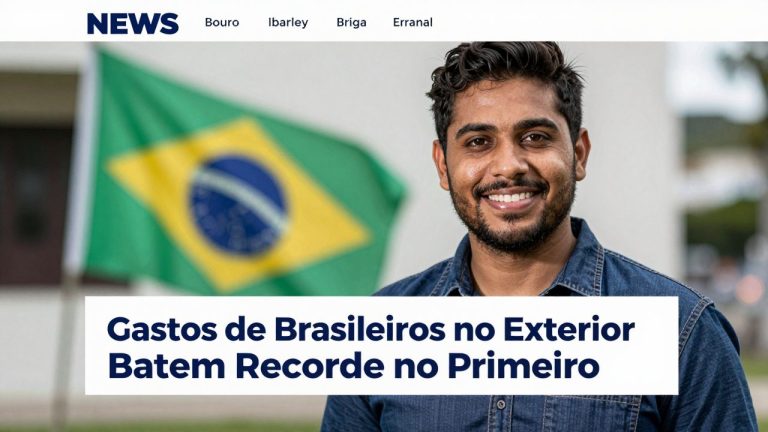 Gastos de Brasileiros no Exterior Batem Recorde no Primeiro Semestre