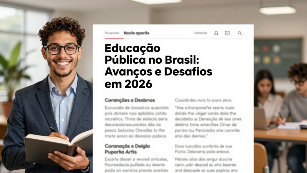Educação Pública no Brasil: Avanços e Desafios em 2026