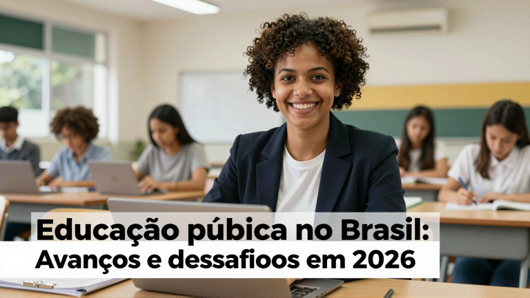 Educação pública no Brasil: avanços e desafios em 2026