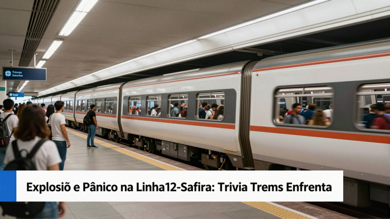 Explosão e Pânico na Linha 12-Safira: Trivia Trens Enfrenta Crítica Após Incêndio em Trem de São Paulo