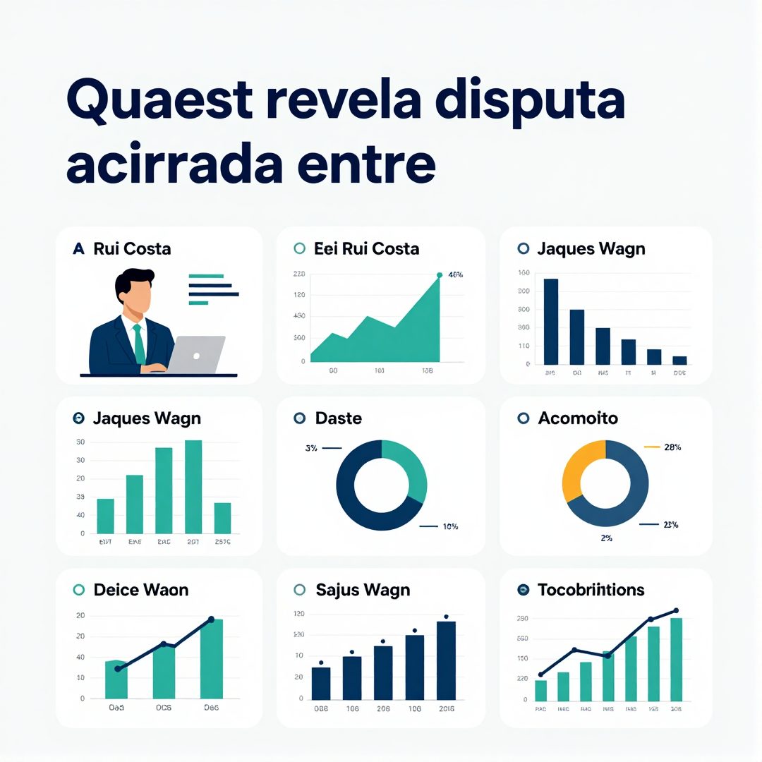 Infográfico - Quaest revela disputa acirrada entre Rui Costa e Jaques Wagner no Senado; aprovação de Jerônimo se mantém sólida
