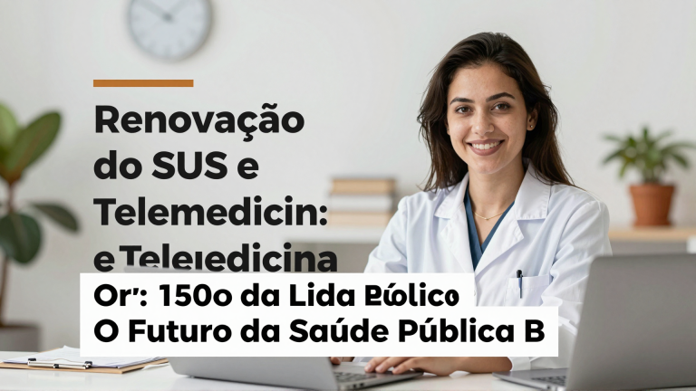 Renovação do SUS e Telemedicina: O Futuro da Saúde Pública Brasileira em Foco em Julho de 2026