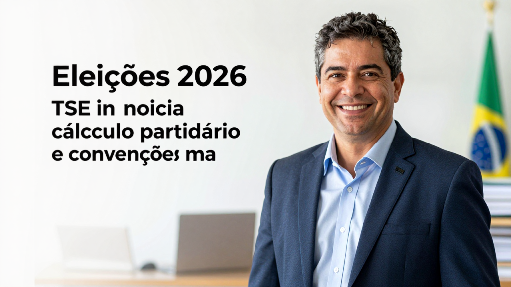 Eleições 2026: TSE inicia cálculo partidário e convenções marcam início da disputa presidencial