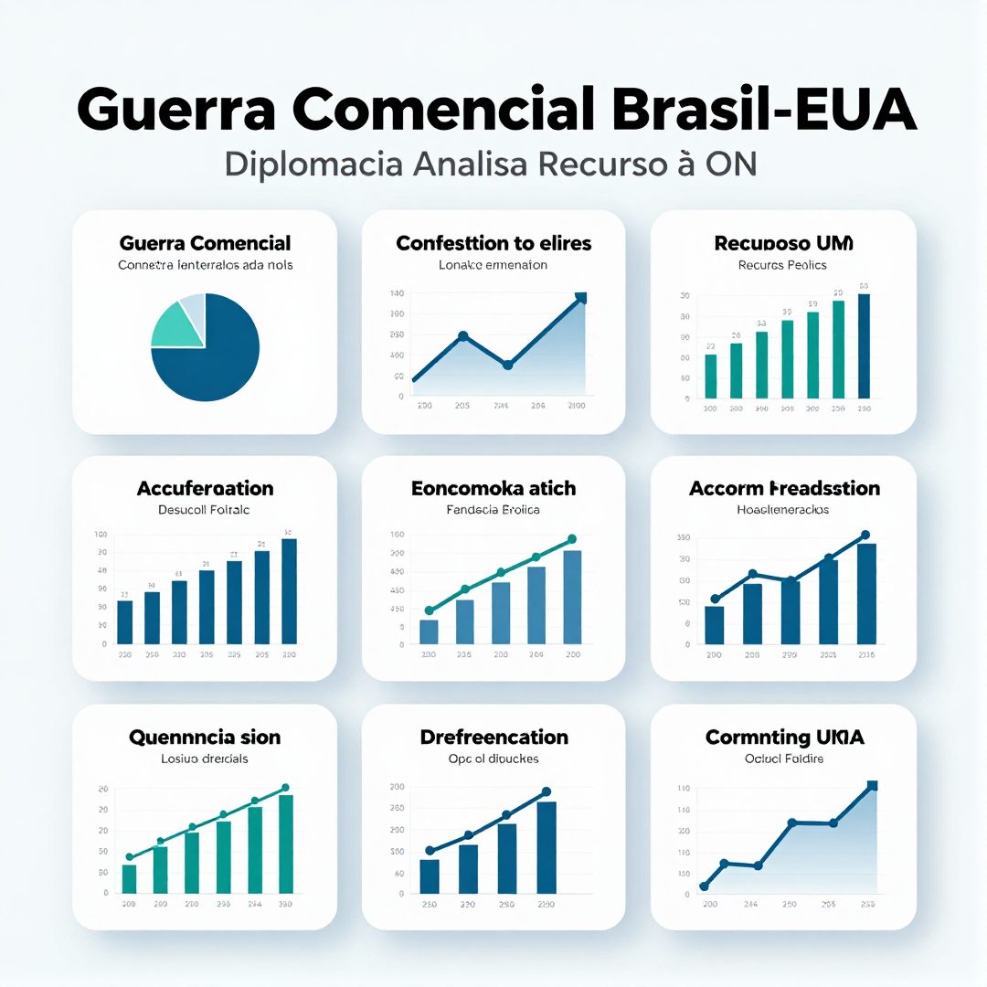 Infográfico - Guerra Comercial Brasil-EUA: Diplomacia Analisa Recurso à OMC Após Novo "Tarifaço" Americano