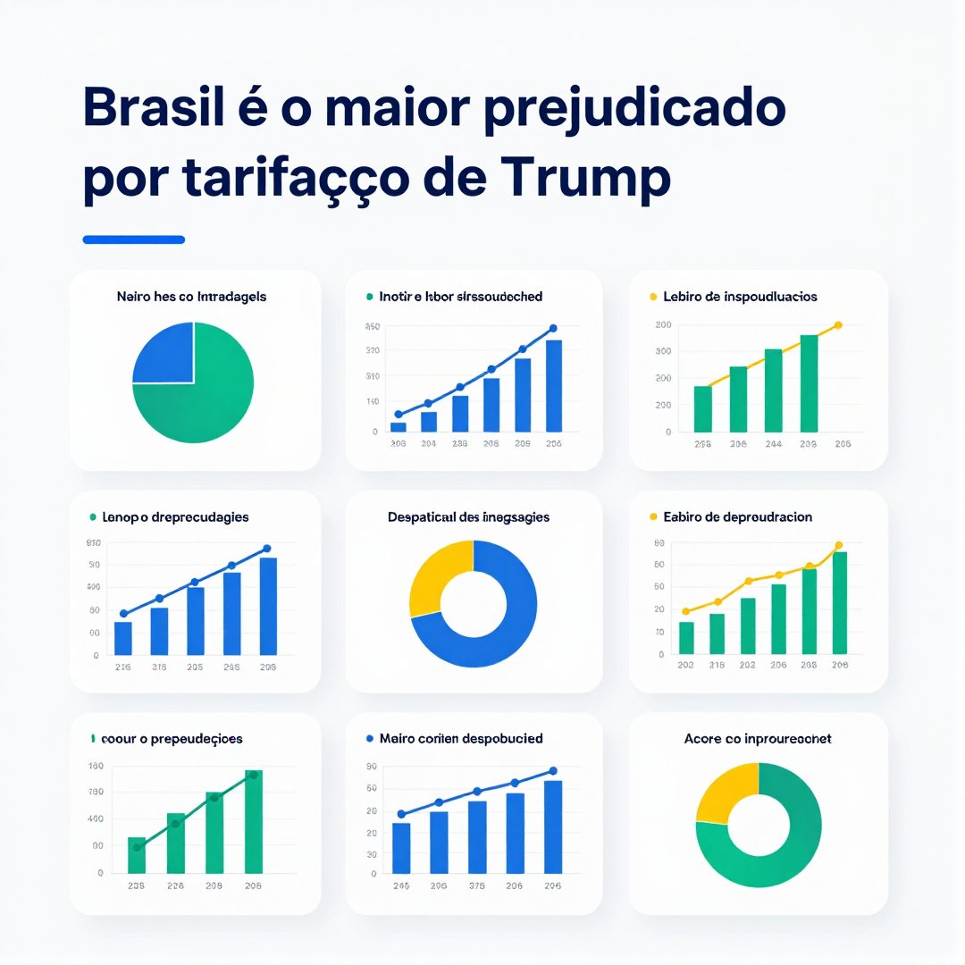 Infográfico - Brasil é o maior prejudicado por tarifaço de Trump e enfrenta nova realidade comercial