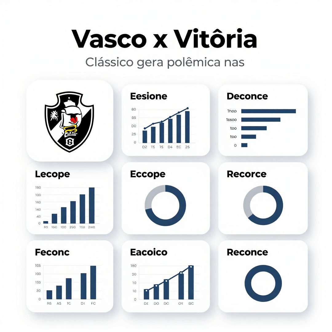 Infográfico - Vasco x Vitória: clássico gera polêmica nas redes sociais antes do duelo decisivo